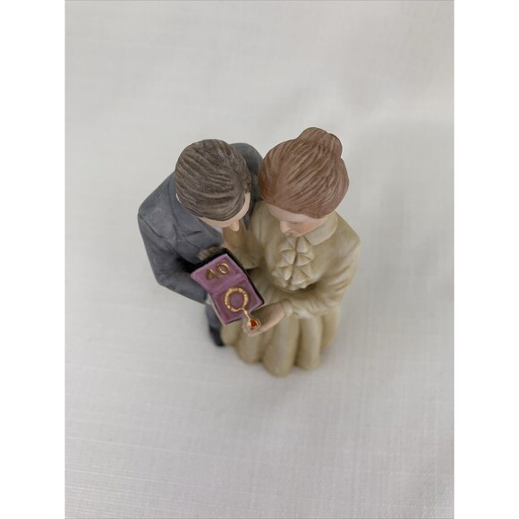 Treasured Memories FORTY YEARS TOGETHER E-3248 Figurine Enesco 1983 AFHX6 - Picture 5 of 7